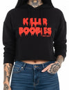 killer boobies cropped pullover hoodie by pinky star