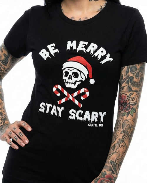 Be Merry Stay Scary Tee
