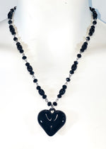 gothic heart necklace by pink brigade for pinky star