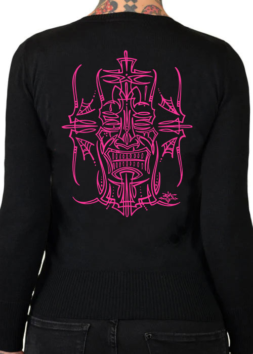 MAGIC STICK　MAFIA CARDIGANS #TIFFANY Cardigan with rhinestone trim