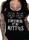 stop staring at my kitties cat lover halloween cats by pinky star