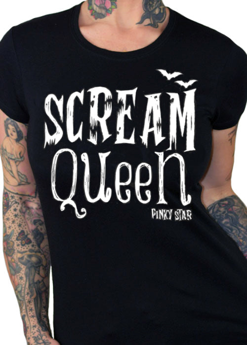 scream queen horror movie tee by pinky star