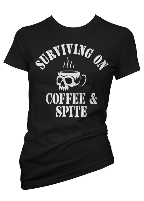 Surviving In Coffee and Spite Tee