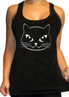 Blackie Kitty Cat Tank - Pinky Star