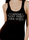 Caffeine Cat Hair Curse Words - Pinky Star