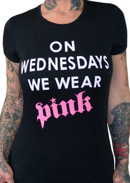 On Wednesdays We Wear Pink Tee