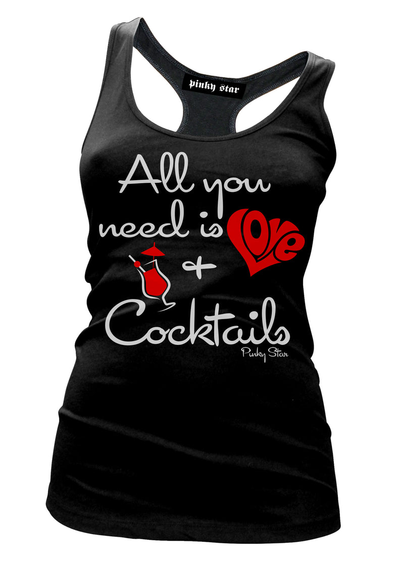 Love And Cocktails Tank Top