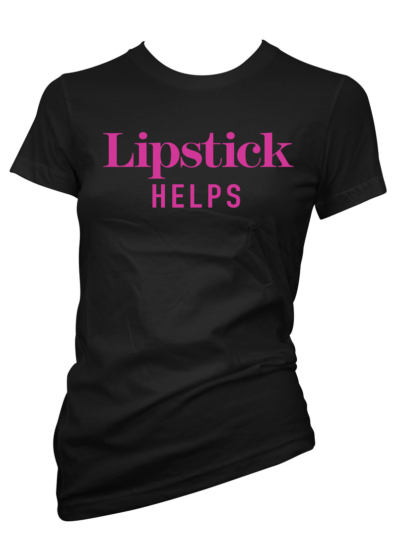 Lipstick Helps - pinky star