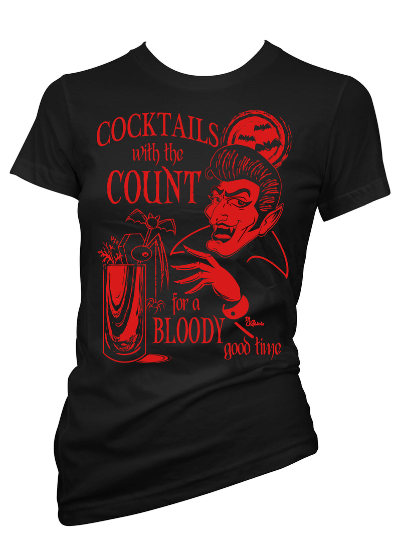 cocktails with the count - pinky star - monster tee