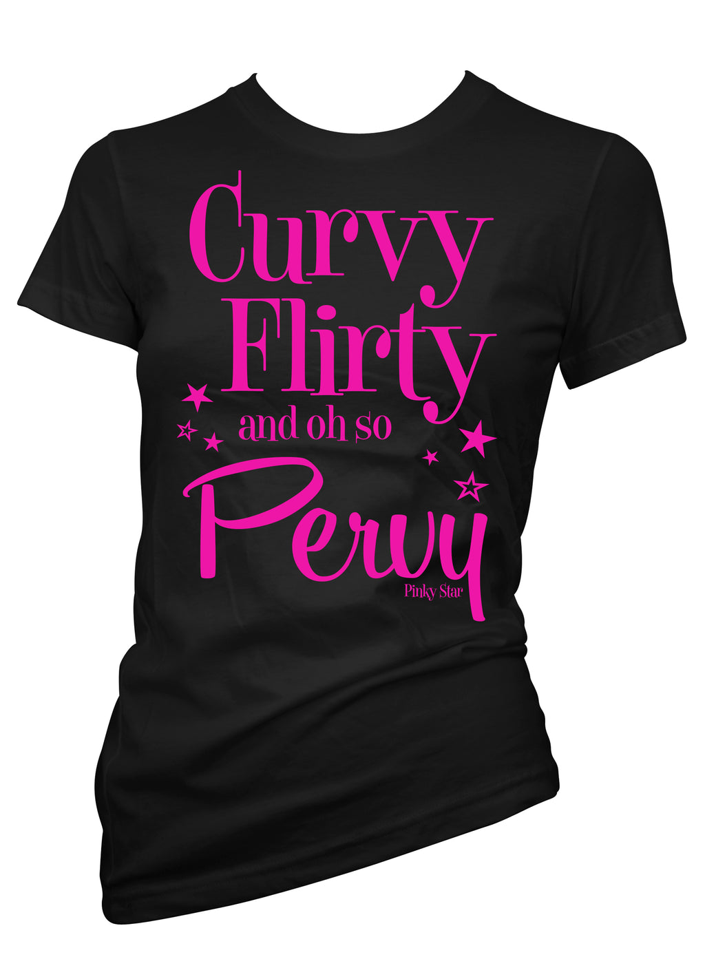 Curvy Flirty and oh so pervy - pinky star