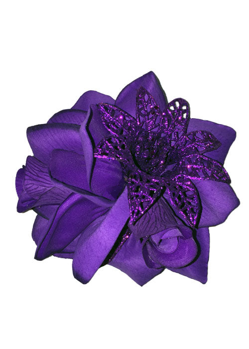 Rose Delight - Purple Hairclip