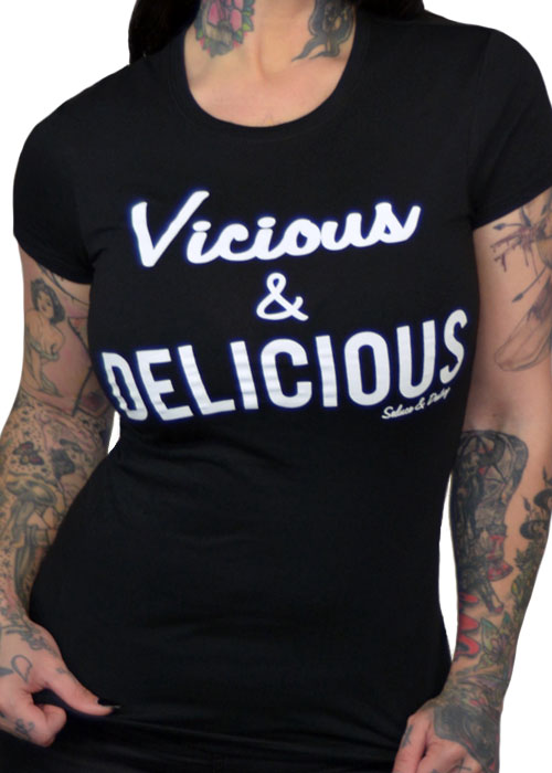 vicious and delicious sexy tee by pinky star