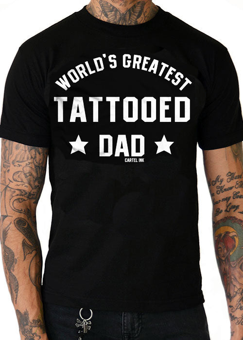 world's greatest tattooed dad - cartel ink - pinky star